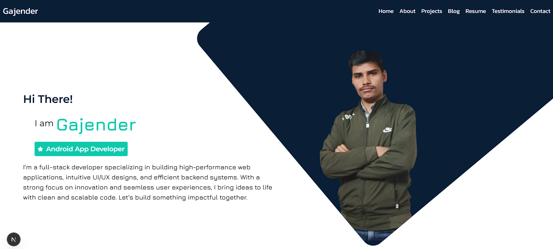 Gajender's Portfolio